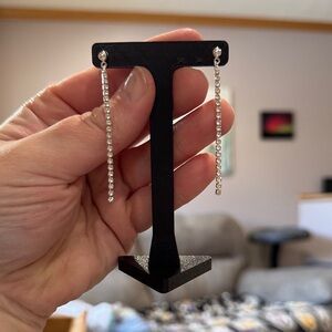 Elegant Silver Drop Earrings